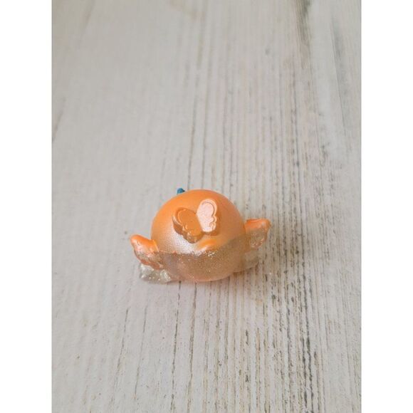 Mini orange narwhal horn mythical pet doll accessory toy figure - Picture 4 of 4